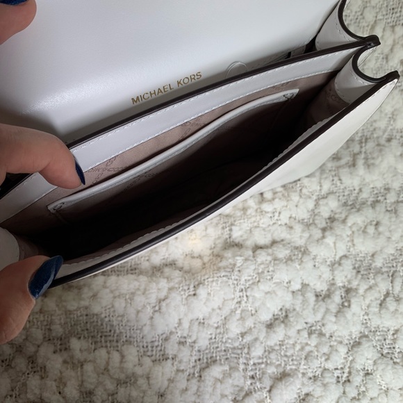 Michael Kors Mott Metallic Deco Chain Shoulder Bag - Picture 6 of 8